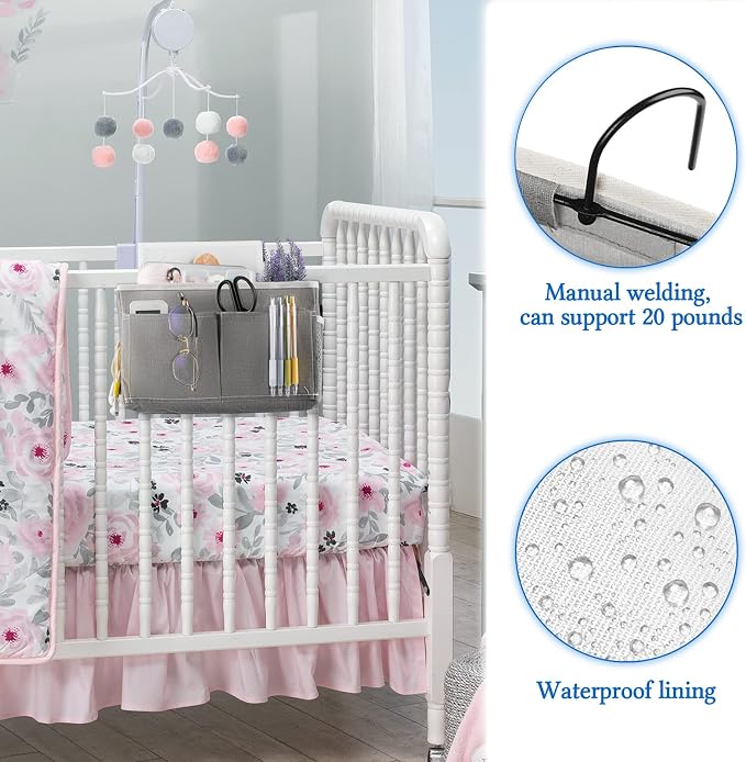 Bedside Caddy Organizer, Hanging Storage Bag - Image 6