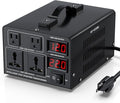 2000W Voltage Converter Transformer(110V to 220V or 220V to 110V) Step Up/Down Converter 110/120 Volt - 220/240 Volt w/US Power Cord,Circuit Breaker Protection, LCD Screen Display