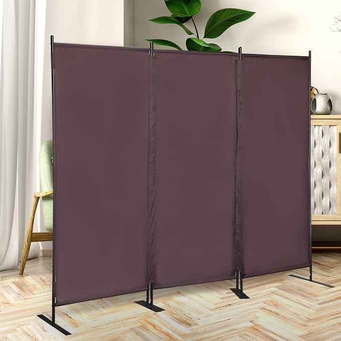Room Divider Panel 6Ft Privacy Screen Wall Divider, Portable Room Partition - Image 6