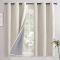 YoungsTex Linen Blackout Curtains 54 Inch Length by YoungsTex