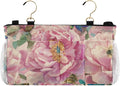 Pink Peony Bee Dragonfly Bedside Caddy by QwThum
