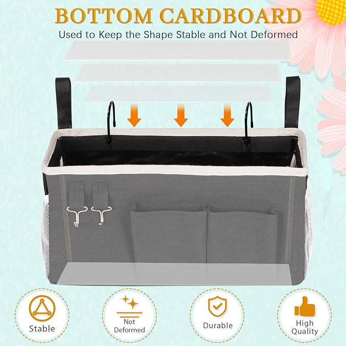 Bedside Caddy Bedside Storage Bag - Image 7