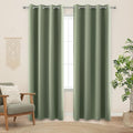 KOUFALL Nursery Curtains Boy Blackout, Sage Green Boho Woodland Theme Room by KOUFALL