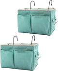 2-Pack Bedside Caddy Bedside Hanging Storage Basket Multi-Function Organizer by Someteth