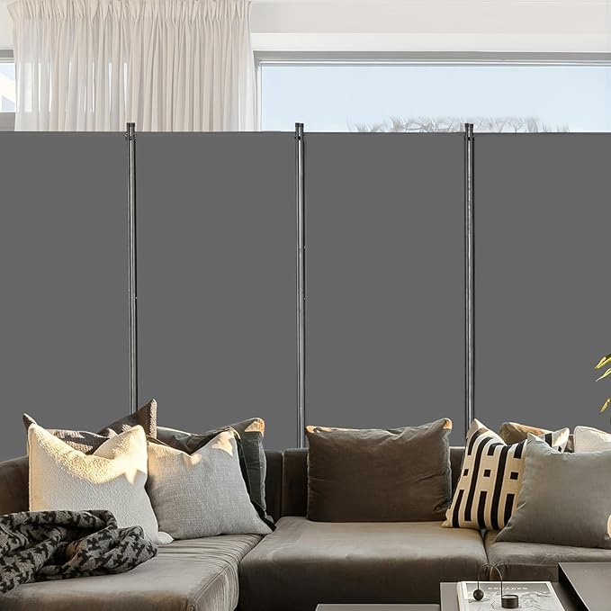 VEVOR Room Divider, 4 Panel Room Divider, Freestanding Room Partitions - Image 8