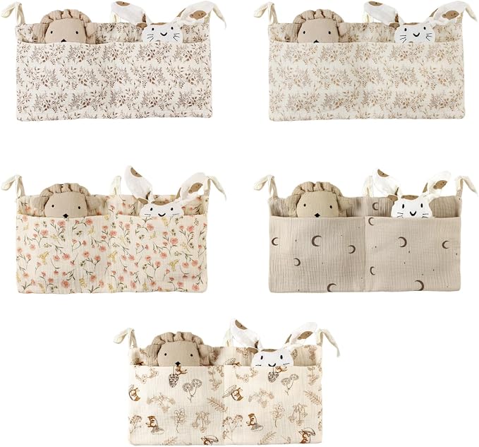 Lily Brown Cribs Storage Bag Baby Bedside Hanging Storage Bag - Image 2