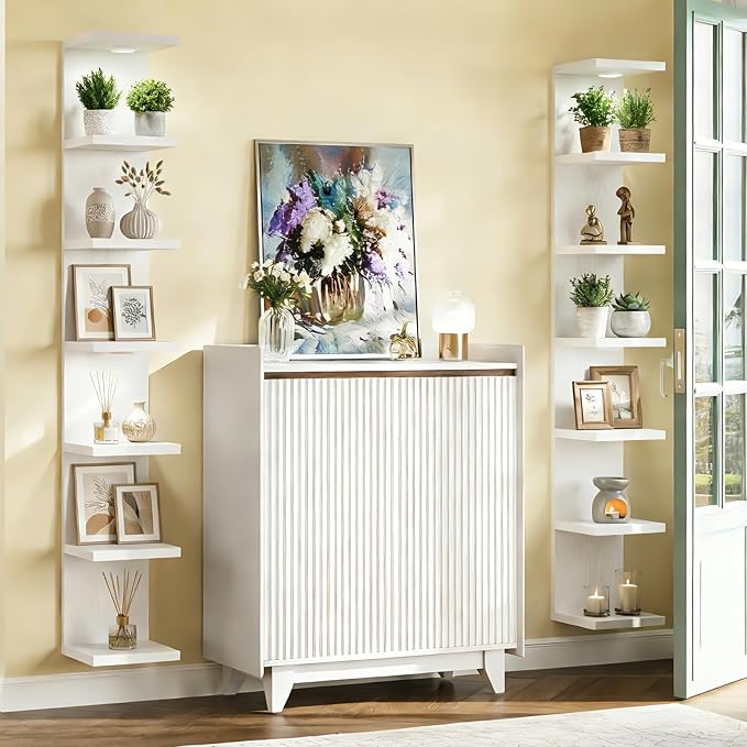 Fixwal 7 Tier Wall Shelf with LED Lights - Image 6