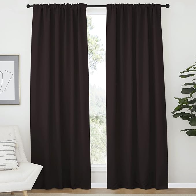 NICETOWN Insulated Curtains Room Darkening Drapery Panels - Image 2