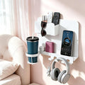 Metal Bedside Wall Shelf, No Drill, by HsaExtriva