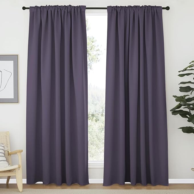 NICETOWN Living Room Blackout Draperies Curtains - Image 2