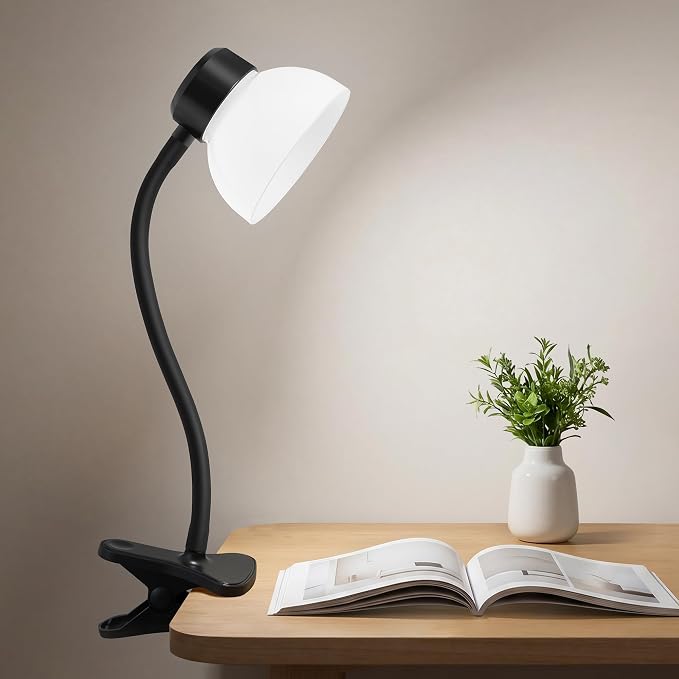 Desk Lamps for Home Office, Small LED Reading Lamp, 5000K Eye-Care Desk Light | by WelcomeGyroVu