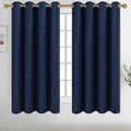 Diraysid Navy Blue Grommet Blackout Curtains by Diraysid%2C+refresh+your+life