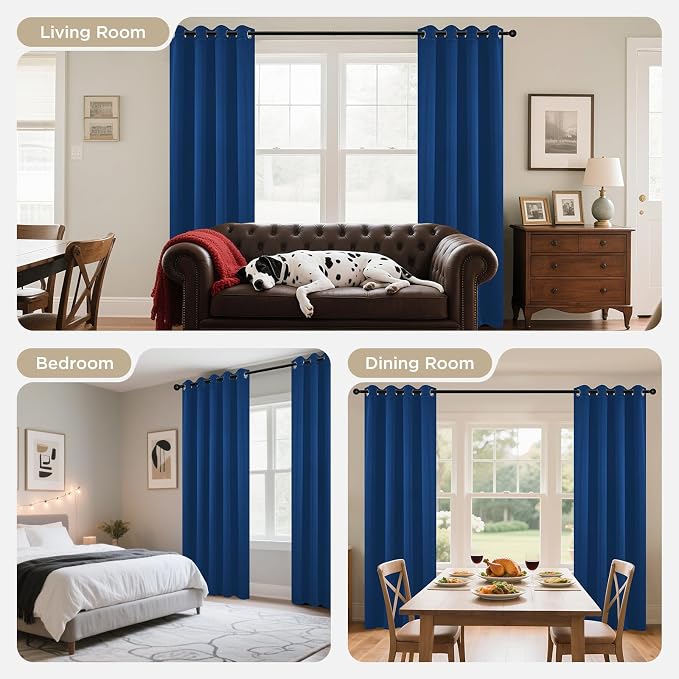 Joydeco Blackout Curtains 84 Inch Length 2 Panels Set, Thermal Insulated Long - Image 8