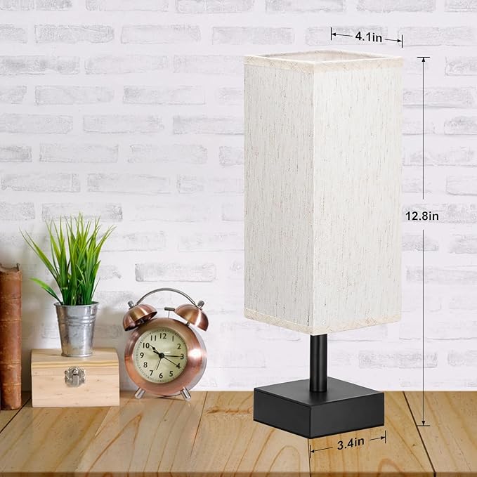 aooshine Small Bedside Table Lamp - Image 2
