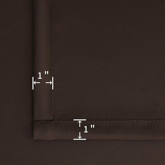 BGment Brown Blackout Curtains 84 Inch Length - Image 7