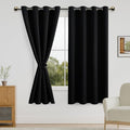 DWCN Black Blackout Curtains for Bedroom by DWCN