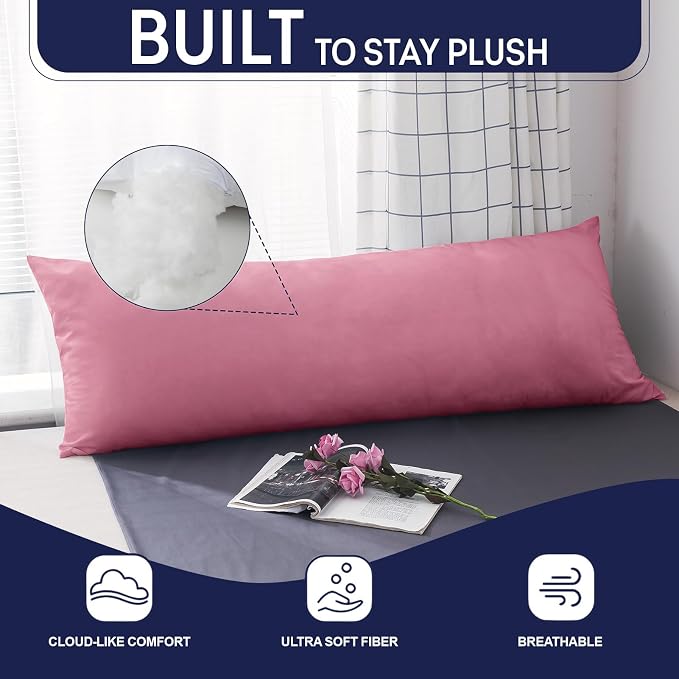 DOWNCOOL Large Body Pillow Insert- Breathable Full Body Pillow - Image 3
