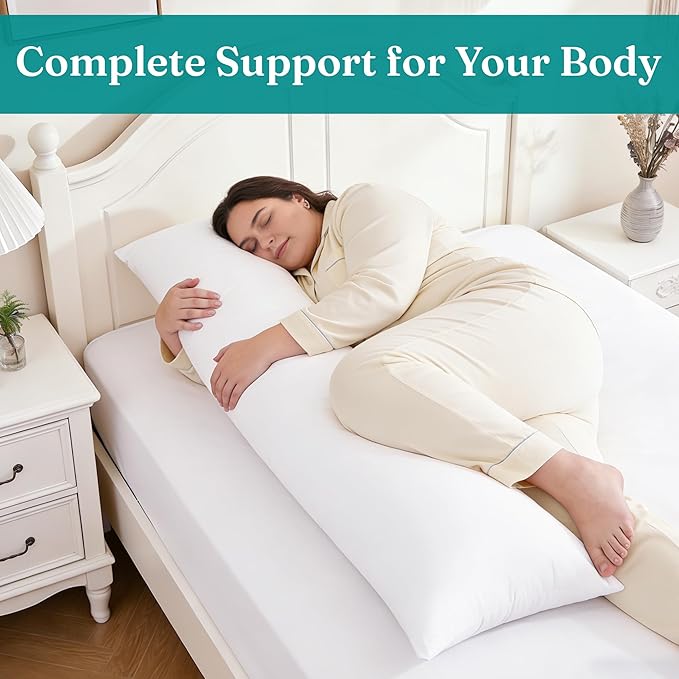 Oubonun 21x54 Full Body Pillow for Adults, Big Long Bed Pillow for Sleeping - Image 3