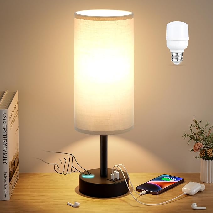 Dicoool Bedside Table Lamp for Bedroom - Image 7
