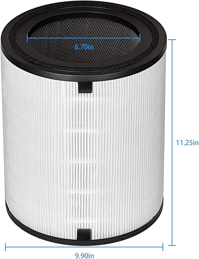 Tablenco for LEVOIT LV-H133 Air Purifier Replacement Filter Set -True and Activated Carbon Filters -Compatible with Tablenco LV-H133-RF Filter Set for 3-in-1 LV-H133 Air Purifier