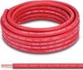 Shirbly 2 Gauge Battery Cable, 30FT Red 2 AWG Pure Copper Wire Welding Cable, for Automotive, Battery, Solar and Generator, Standard USA OFC Wire