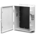 Namunanee Outdoor Electrical Junction Box, ABS Water Resistant Enclosure with Internal Mounting Panel & Hinged Cover (13" H* 9.2" L* 5.6" W)