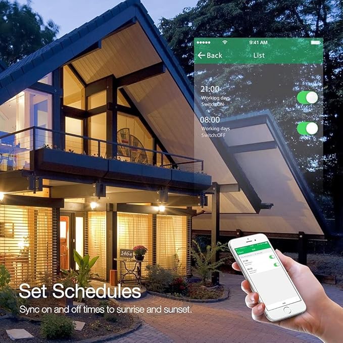 WiFi Smart Wall Touch Light Switch Glass Panel Wireless Remote Control by Mobile APP Anywhere Compatible with Alexa,Timing Function No Hub Required (Wall Switch 1 Gang)