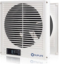 8" Room to Room Air Transfer Fan for Quietly Circulating Air, Reversible Airflow Design, 300 CFM Programmable Through Wall Fan, Durable Build Quality, 10 Speed Thru Wall Exhaust Fan for Closet,Laundry