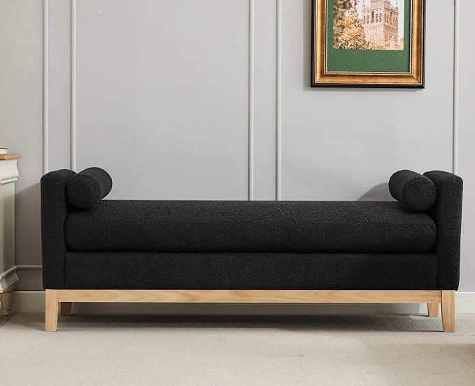 KEIKI Oversize Boucle Bench Ottoman by KEIKI