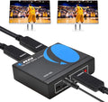 OREI HDMI Splitter 1 in 2 out - Ultra HD 4K @ 30Hz, HDCP, 3D & Full HD 1080P Support for Xbox, PS4, Blu-ray, HDTV - Adapter Included