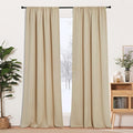 RYB HOME Curtains for Bedroom Living Room Dining Room 102 inches Long | Privacy by RYBHOME