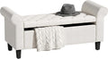 HOMCOM 47" Storage Ottoman End of Bed Bench by HOMCOM