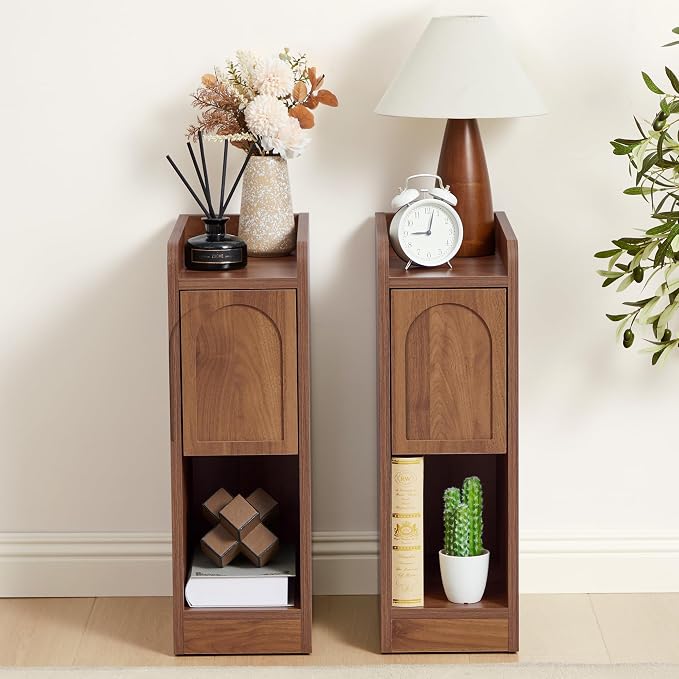 Narrow Nightstand, Slim Bedside Table - Image 7