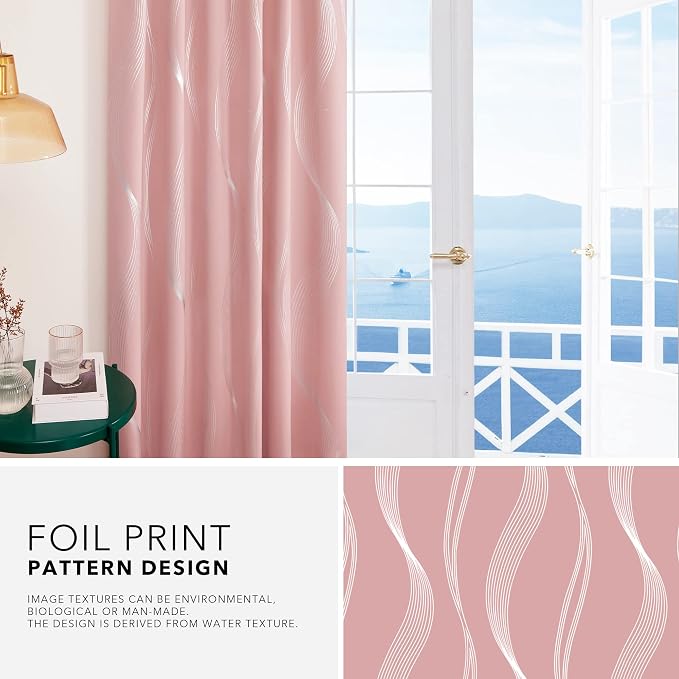 Deconovo Blackout Back Tab Curtains - Image 7