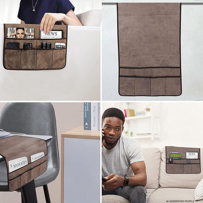 HAOMAIJIA Sofa Armrest Organizer, Remote Control Holder - Image 5