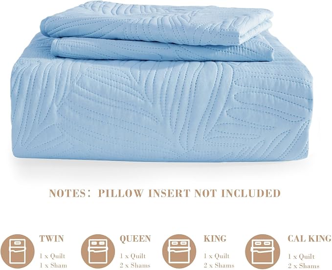 Exclusivo Mezcla 2-Piece Twin Quilt Bedding Set, Soft Microfiber Bedspreads | - Image 6