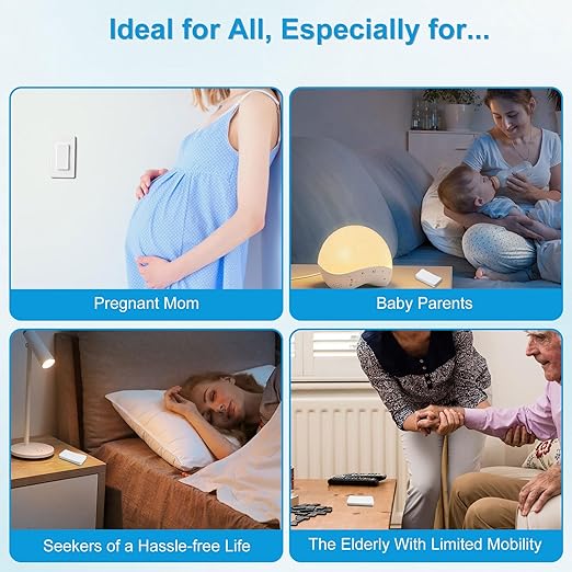 15 amp Plug with Remote,GreenCyle 3 Remote Control Outlet Plug with 1 Switch,Wireless On/Off Light Switch Wall Mounted,15A/1500W,TUV List,No Wiring Needed,500ft RF Range,for Lamp,Household Appliances