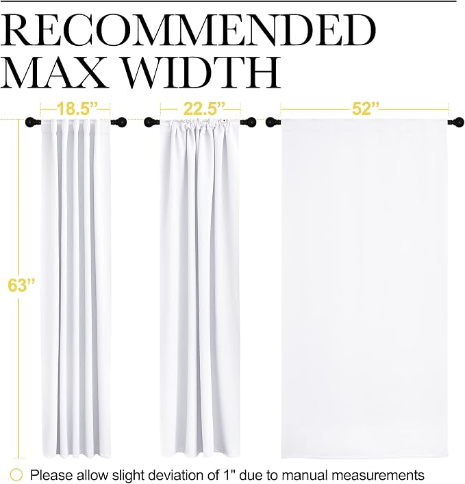 NICETOWN Window Treatment Curtain Panels - Image 8