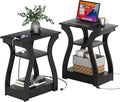 FROMJBEST End Tables Living Room Set of 2 by FROMJBEST