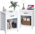 Decofy Farmhouse Nightstand by Decofy