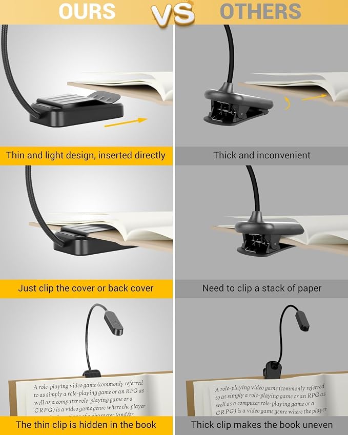 2 Pack Rechargeable Book Lights - Image 4