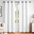 Deconovo Blackout Curtains for Bedroom and Living Room 72 Inches Long | Black by Unknown