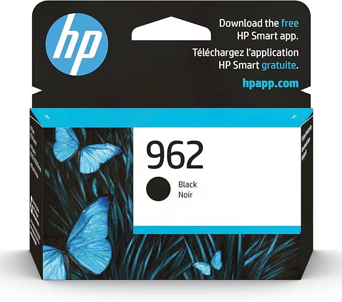 HP 962 Black Ink Cartridge | Works with OfficeJet 9010, Pro 9020 | Eligible for Instant Ink | 3HZ99AN