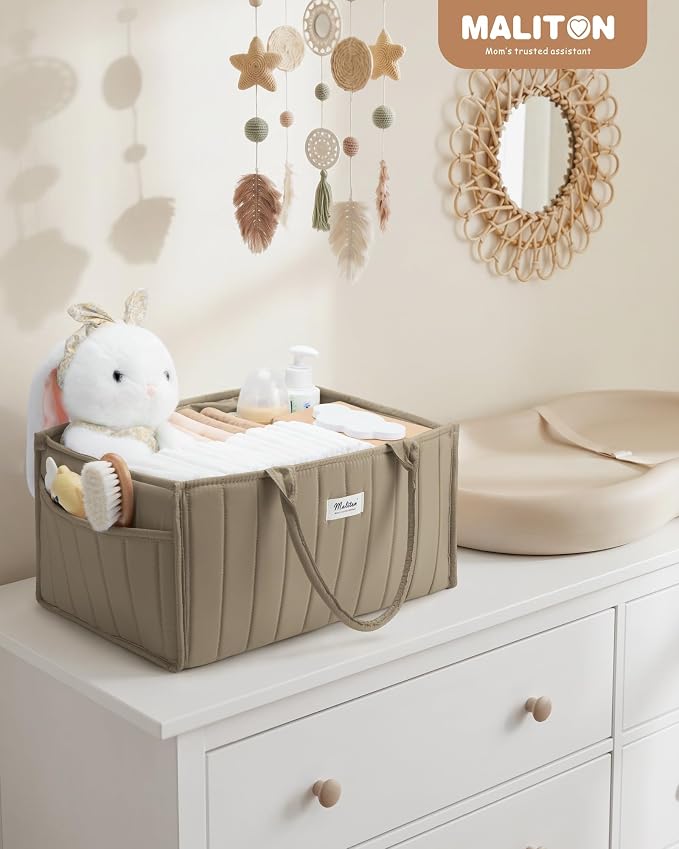 Maliton Baby Diaper Caddy Organizer - Image 8