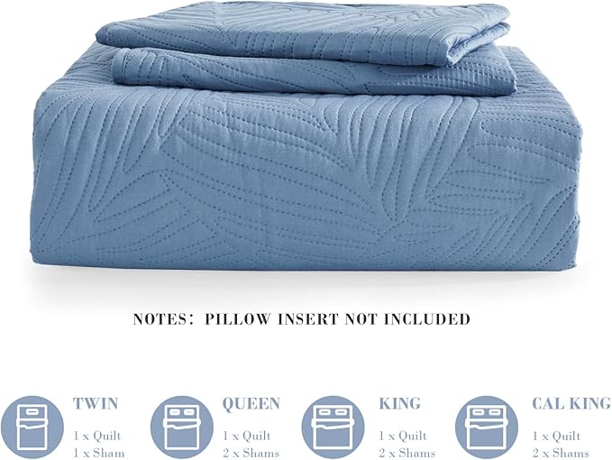 Exclusivo Mezcla 2-Piece Twin Quilt Bedding Set, Soft Microfiber Bedspreads | - Image 6