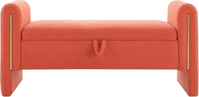 Modern Teddy Fabric Bed End Bench - Image 8