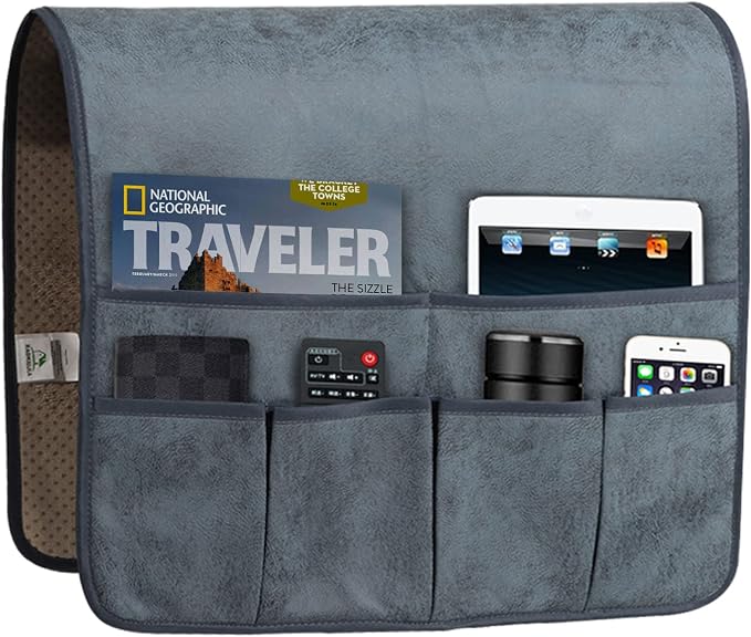 HAOMAIJIA Sofa Armrest Organizer, Remote Control Holder by HAOMAIJIA