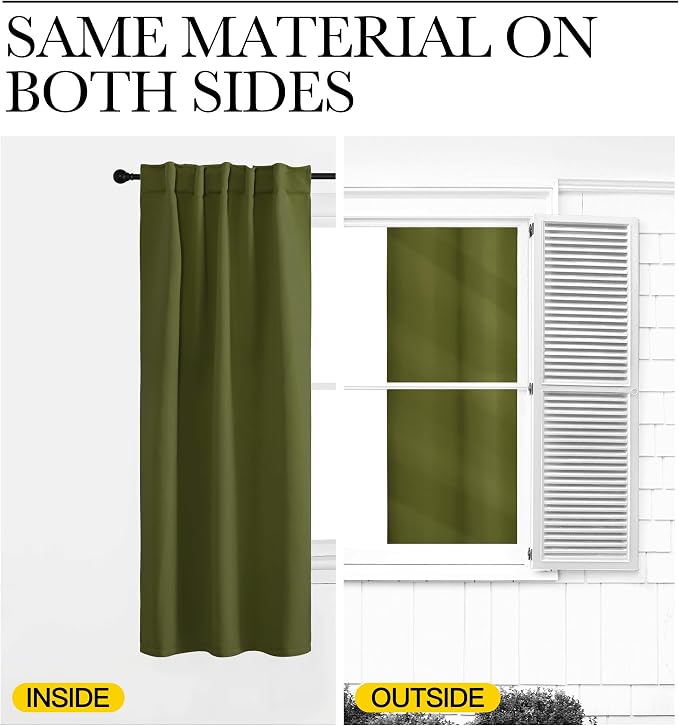 NICETOWN Blackout Curtain Panels Window Draperies - Image 6