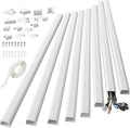Yecaye TV Cord Hider, 125in Cord Cover, W1.18in H0.6in, Wire Covers by Yecaye