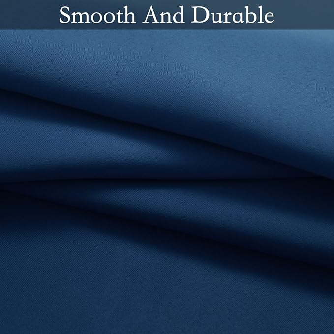 SimpleHome Blue to Grey White Ombre Room Darkening Curtains 96 Inch | Curtains - Image 7